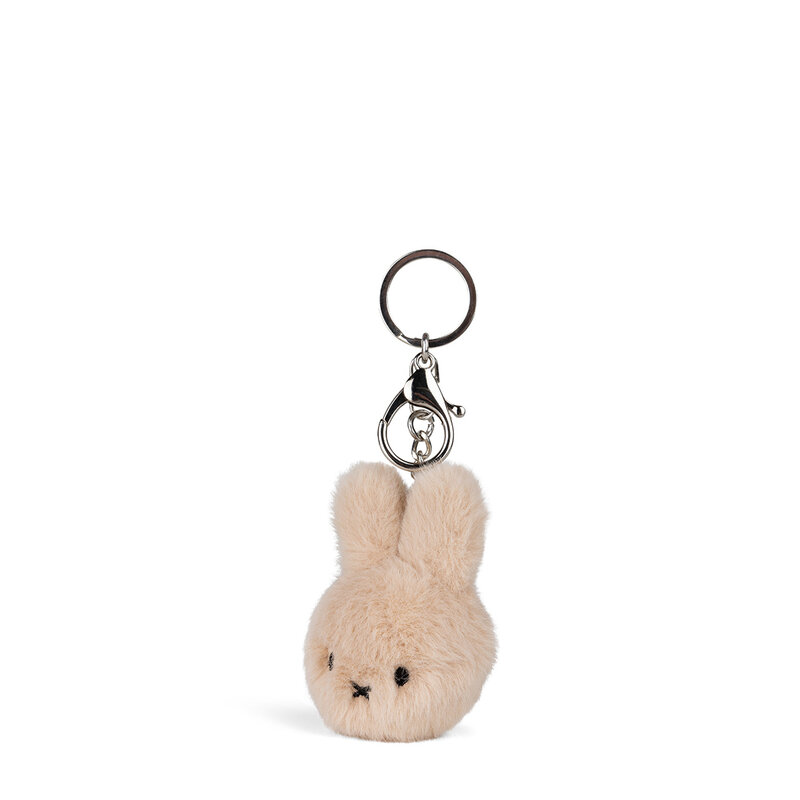 Miffy ECO Fuzzy Keychain Beige- 8 cm - 3'nw