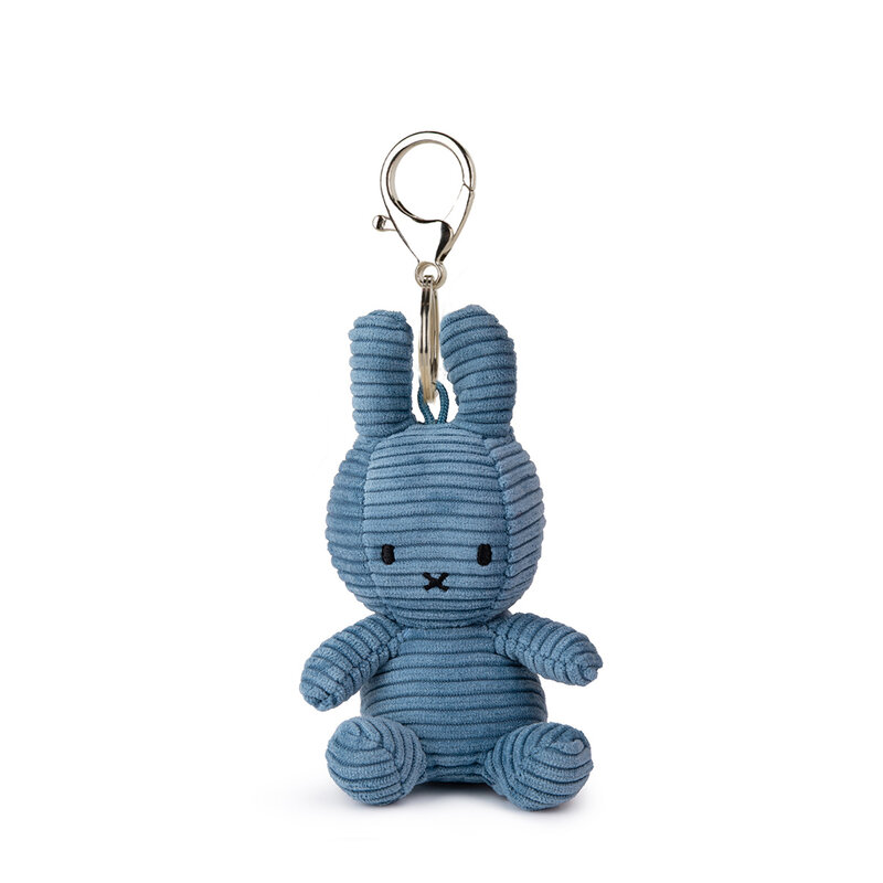 Miffy Schlüsselanhänger ECO Corduroy Aviator Blau- 10 cm - 4"nw