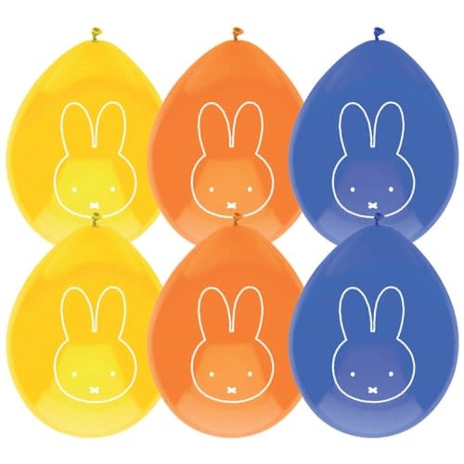 Miffy colored balloons 30 cm 6 pieces