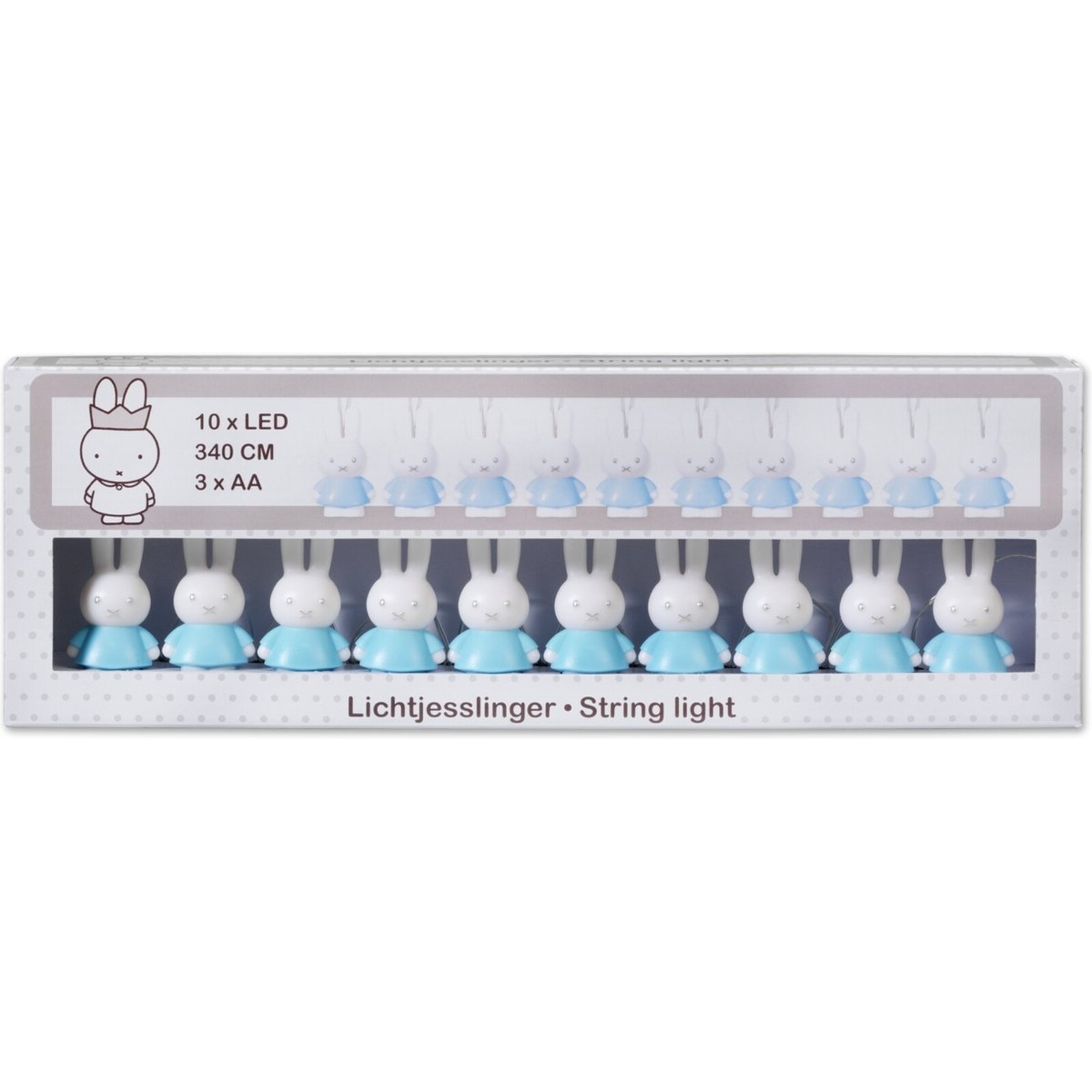 Lichtjesslinger nijntje - blauw