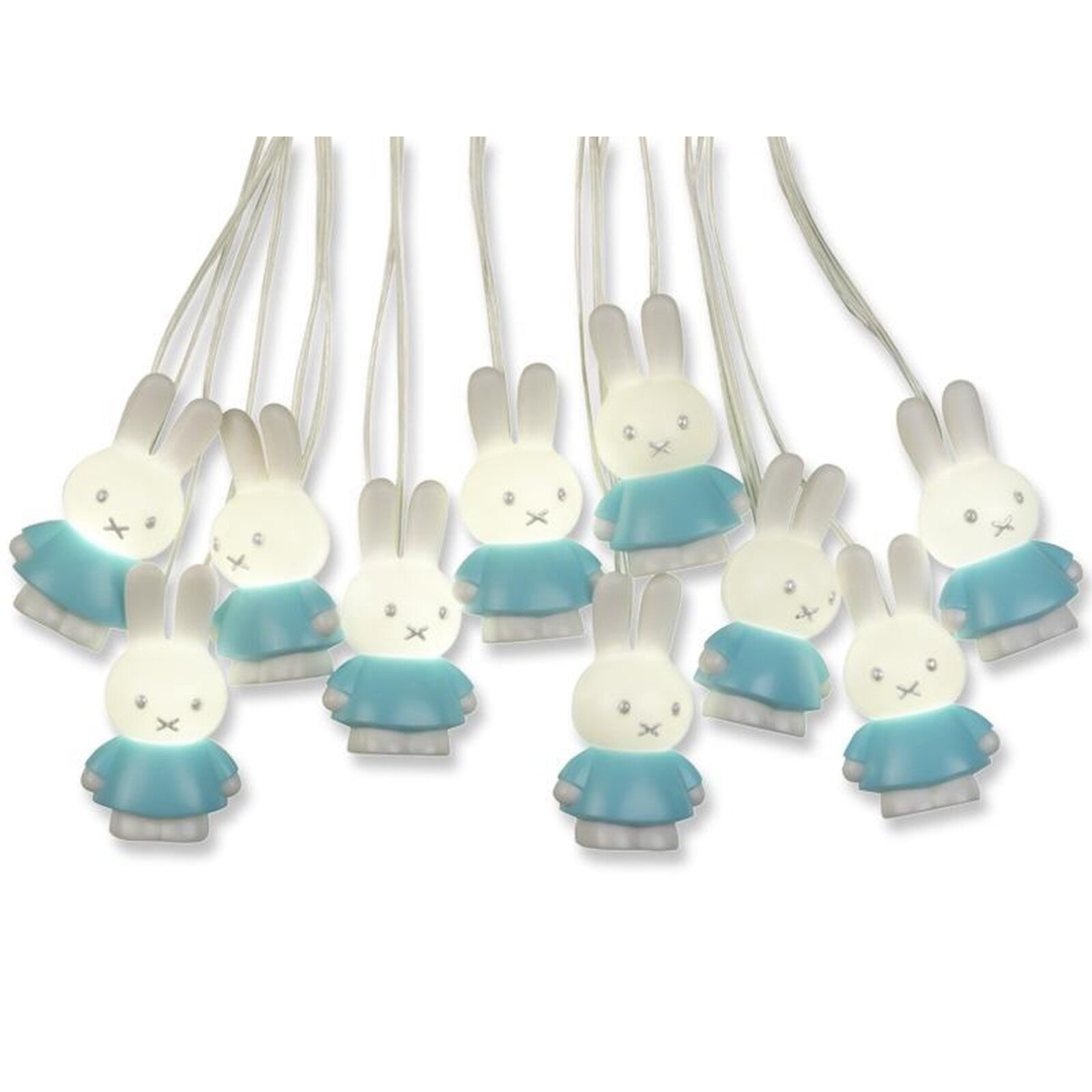Miffy string lights - blue