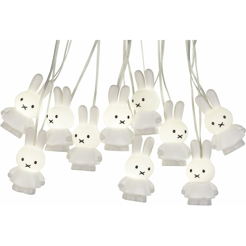 Miffy Lichterkette - weiß