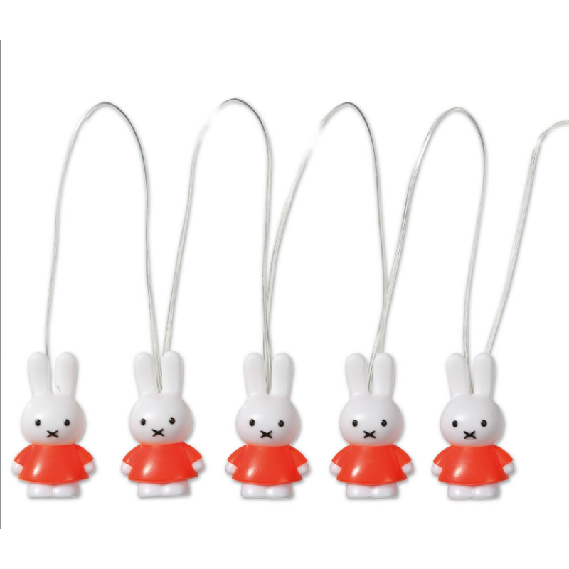 Miffy string lights - red