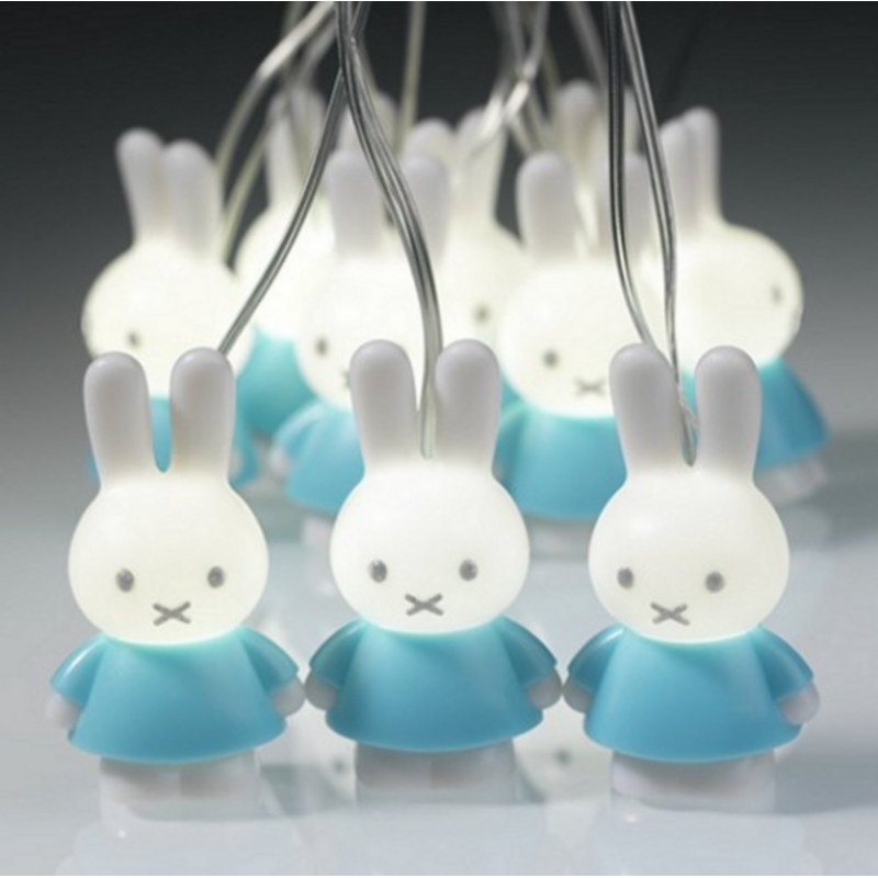 Miffy string lights - blue