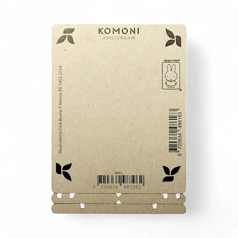 Miffy und der niederländischen Flagge pop-up art