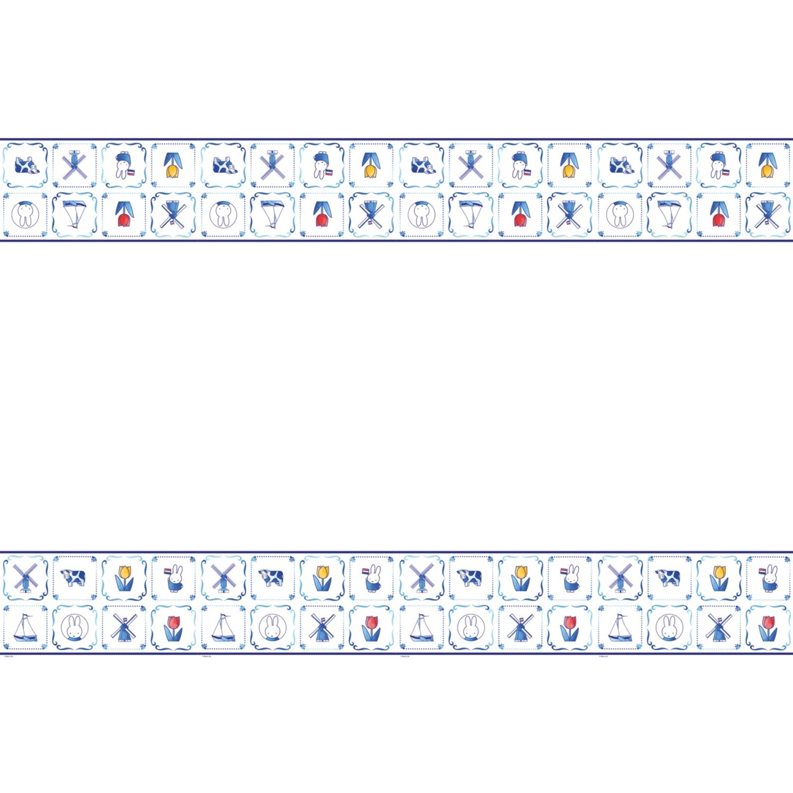 Miffy Delftblaue Tischdecke (FSC, 120x180cm)