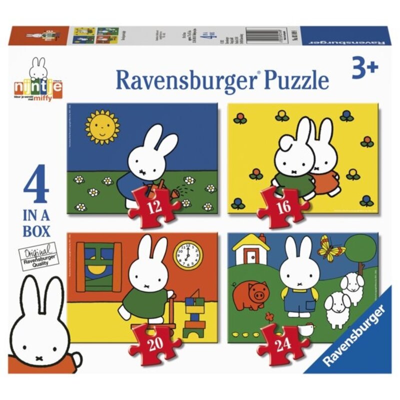 Puzzle 4-1 A Day with Miffy 3+