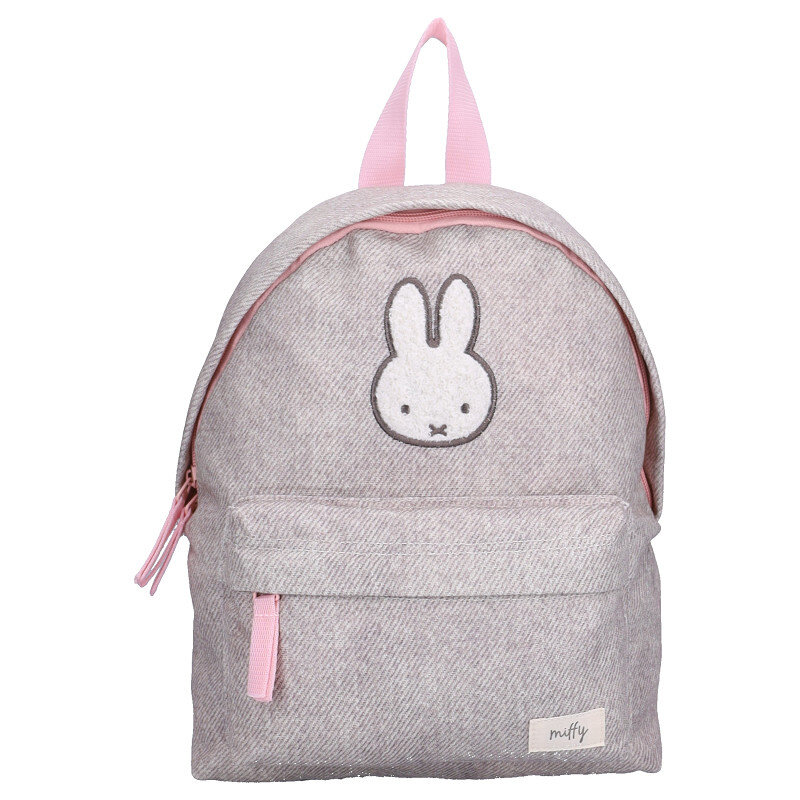 Miffy Cute Happens Rucksack grau - rosa