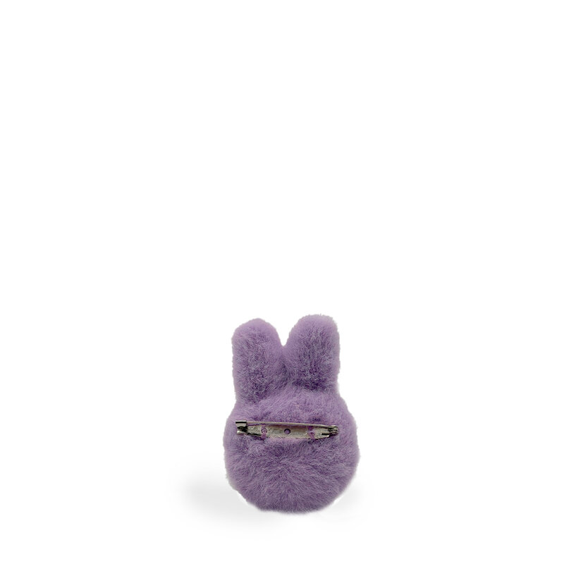 Miffy ECO Fuzzy Broche giftbox - 8 cm - lila