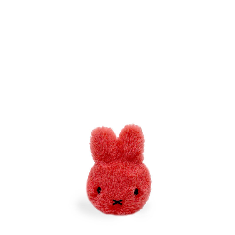 Miffy ECO Fuzzy Broche giftbox - 8 cm - bright coral