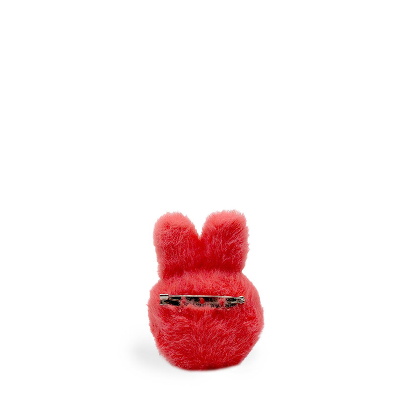 Miffy ECO Fuzzy Broochin giftbox - 8 cm - bright coral