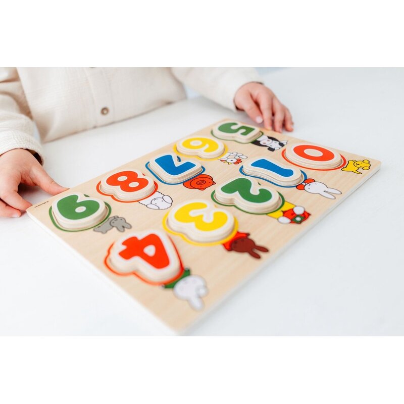 nijntje puzzel met cijfers