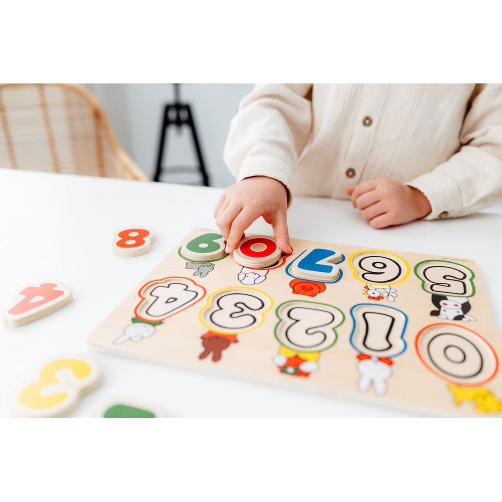nijntje puzzel met cijfers