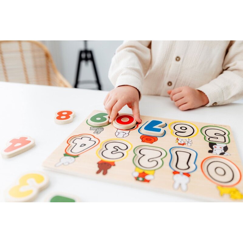 nijntje puzzel met cijfers