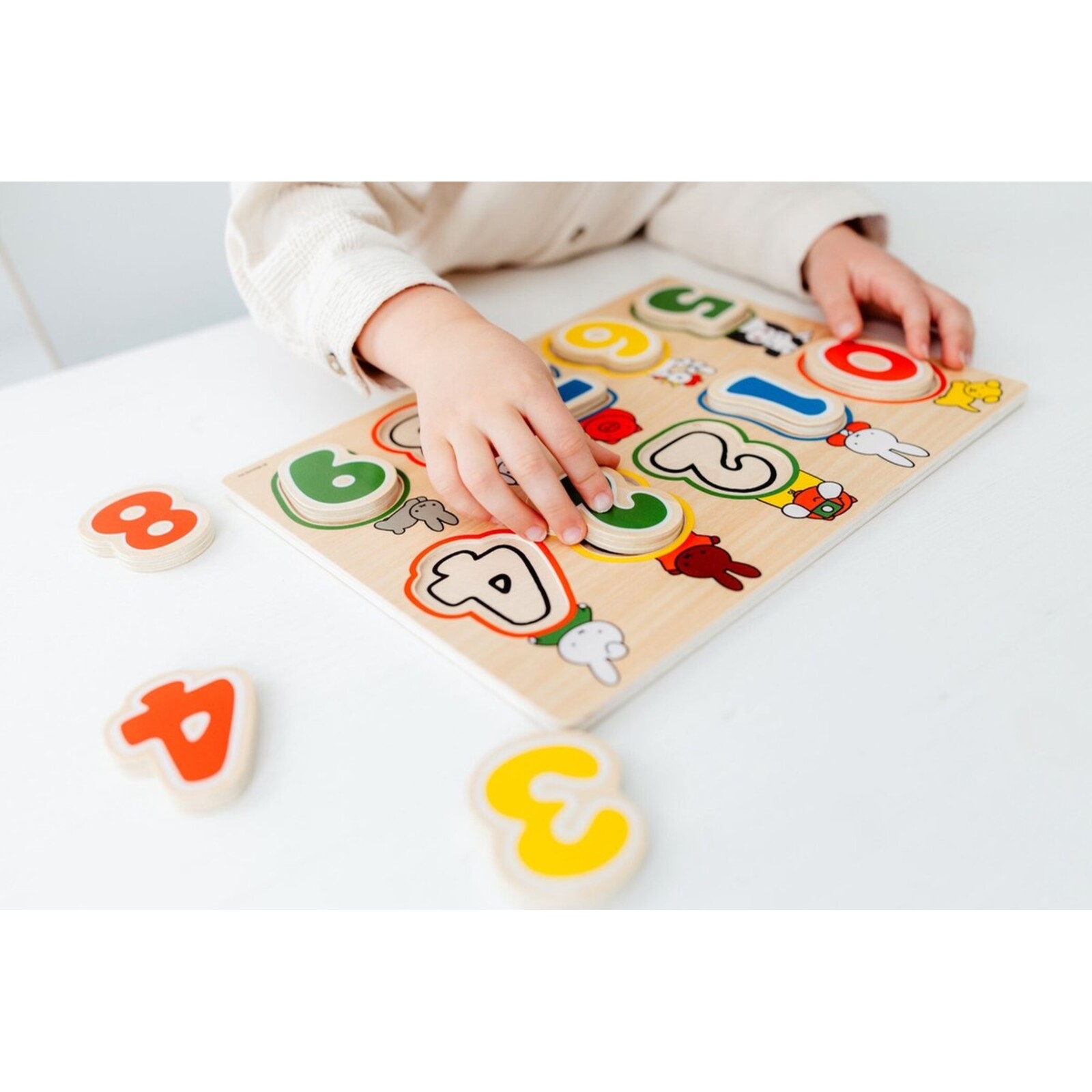 nijntje puzzel met cijfers