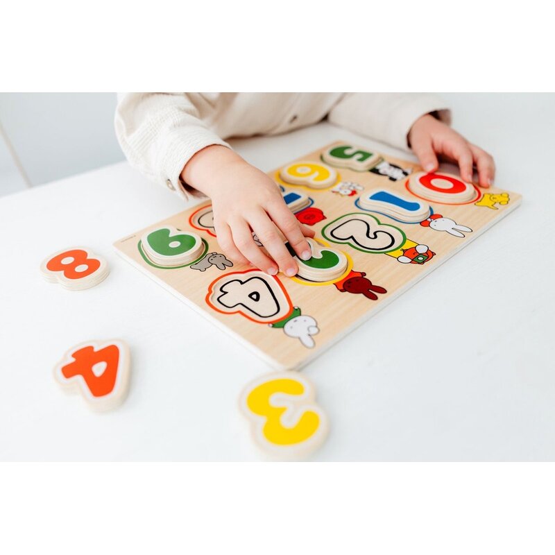 nijntje puzzel met cijfers