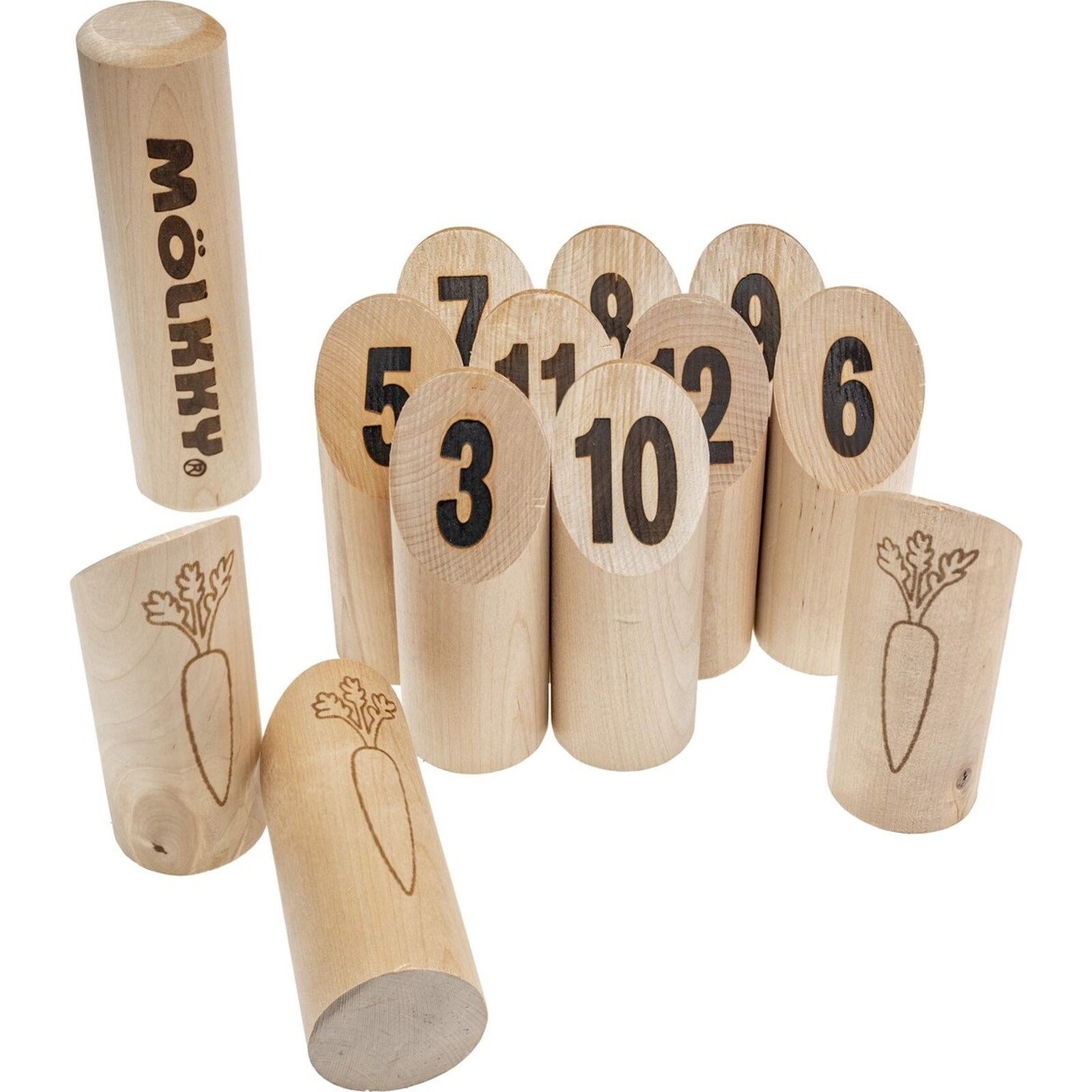 Mölkky in luxuriöser Holzkiste - Miffy