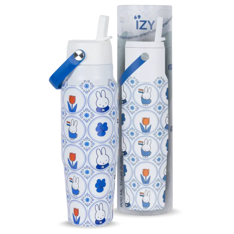 900 ml Reiseflasche Miffy Delft Blau