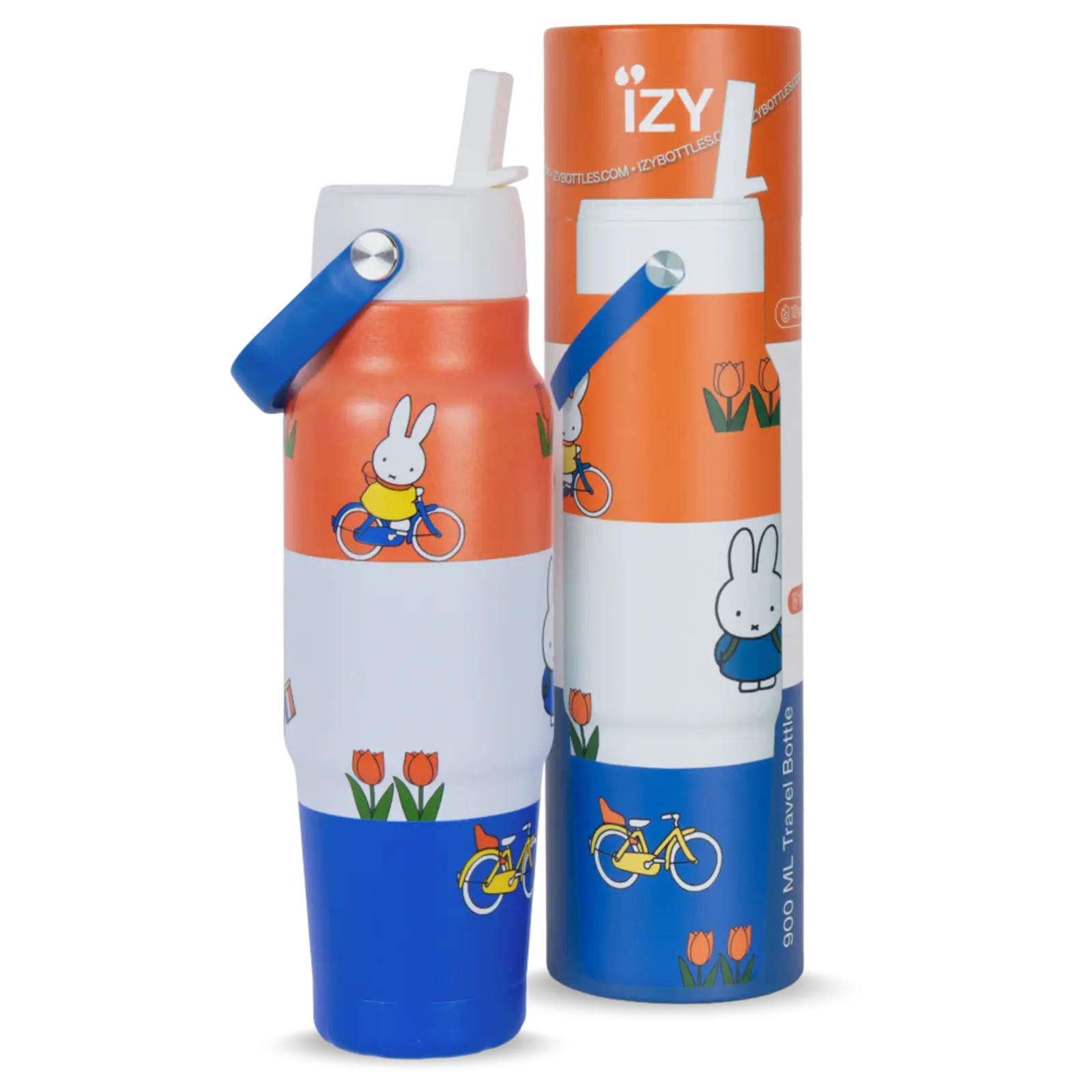 900-ml-Reiseflasche Miffy niederländische Flagge