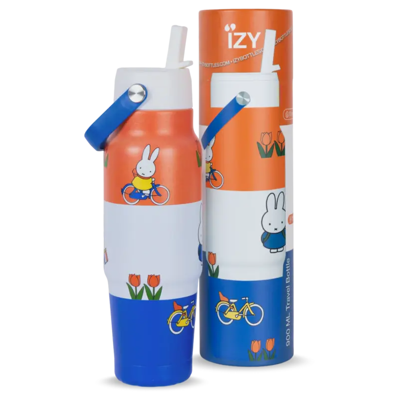 900-ml-Reiseflasche Miffy niederländische Flagge