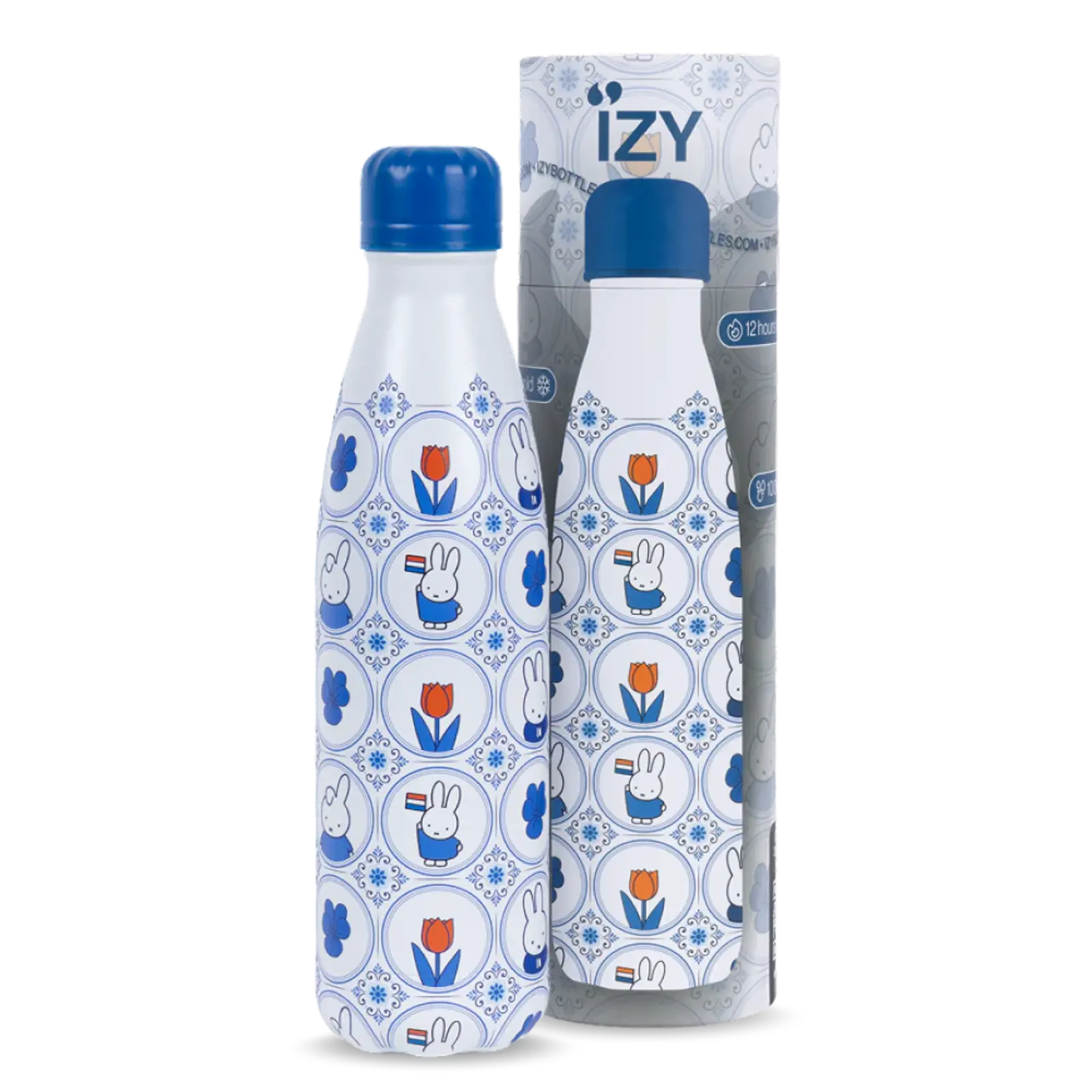 500ml thermosfles nijntje delftsblauw