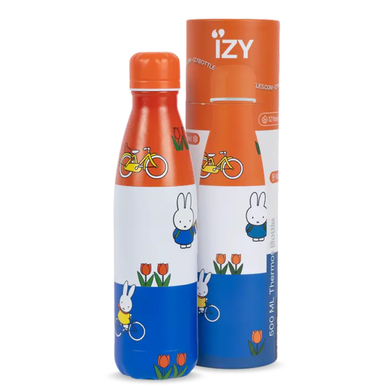500ml thermosfles Miffy niederländische Flagge