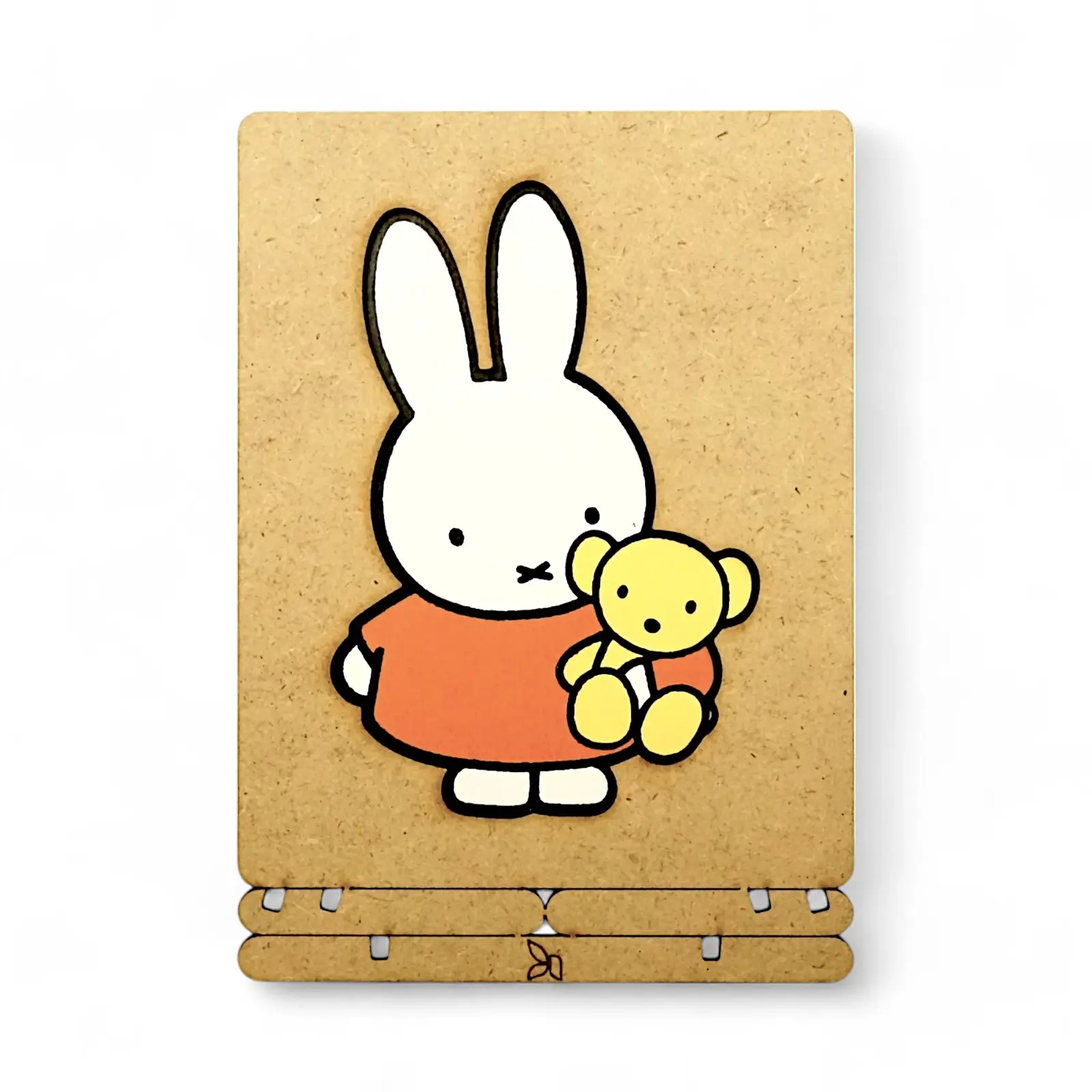Miffy with bear pop up art