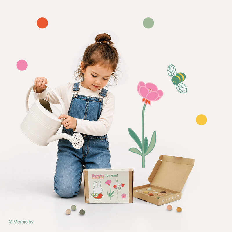 Miffy Gift Box Small with 7 flower seed bombs - Flowers For You