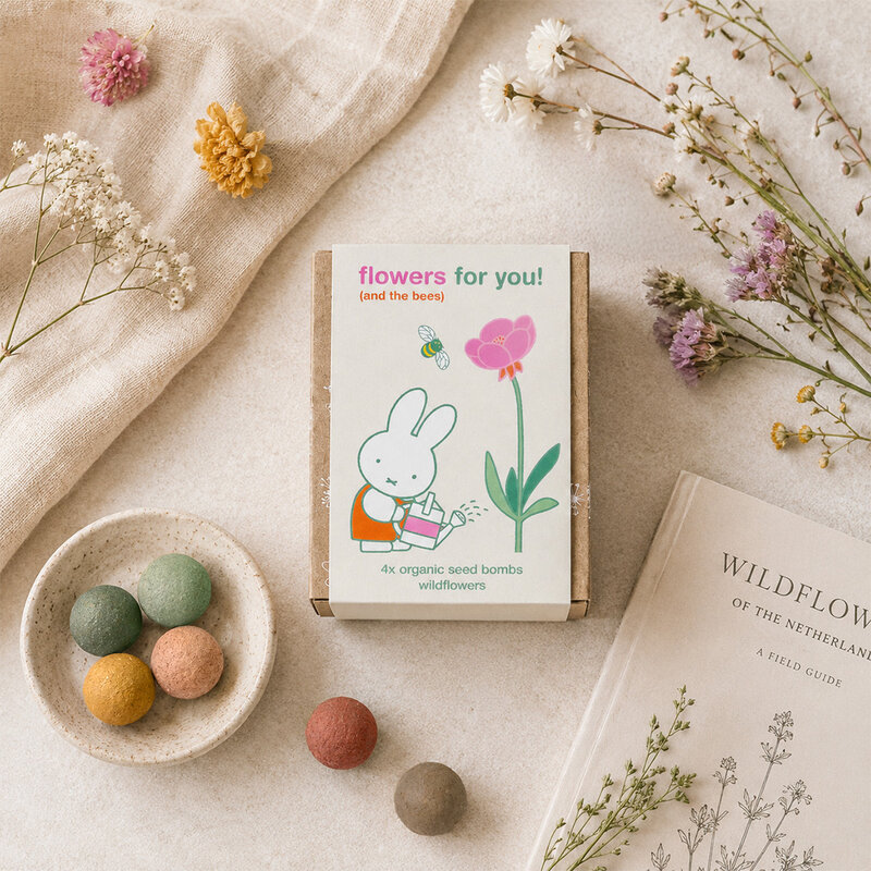 Miffy Gift Box Mini with 4 flower seed bombs - Flowers For You