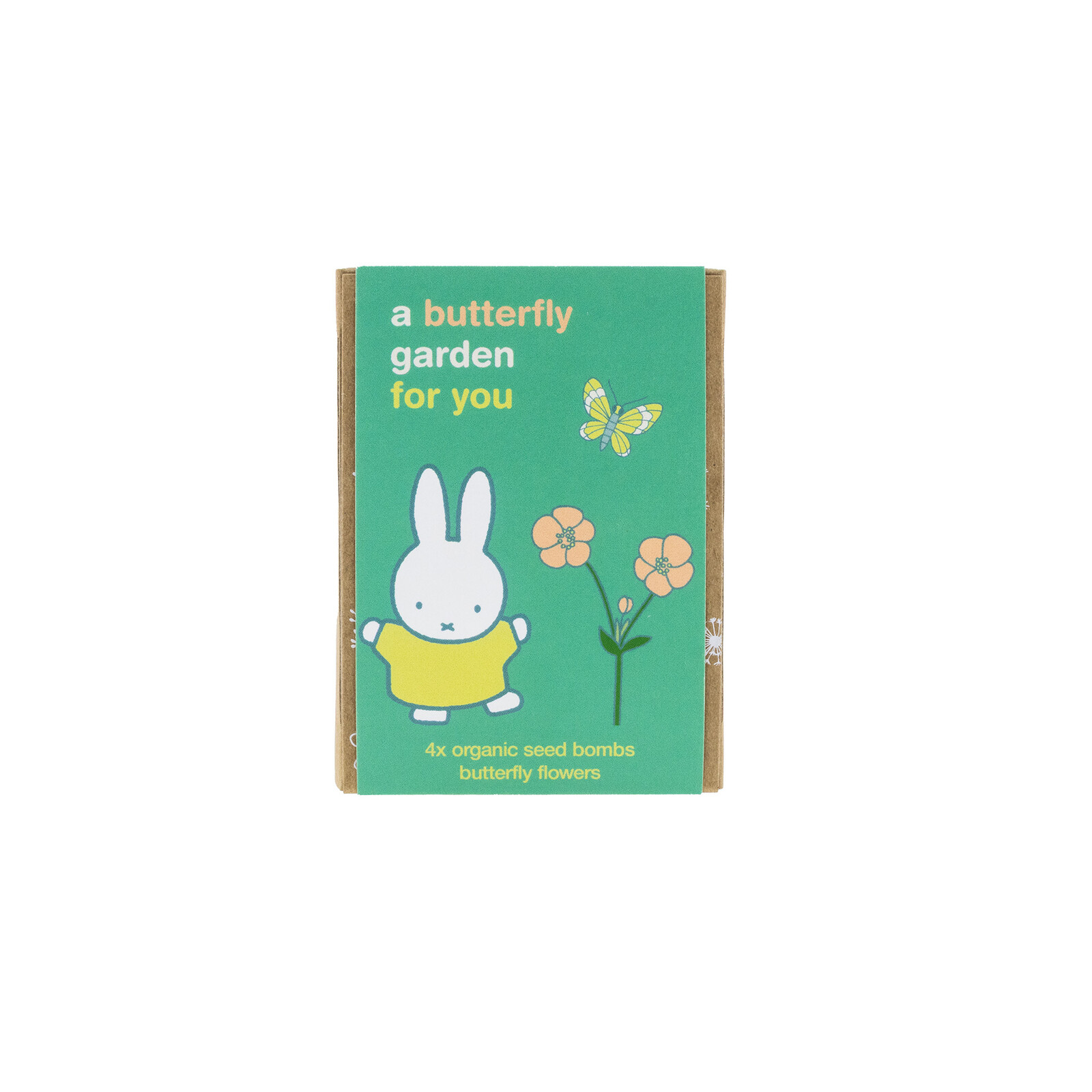 Giftbox mini miffy Butterfly garden 4x seed bombs