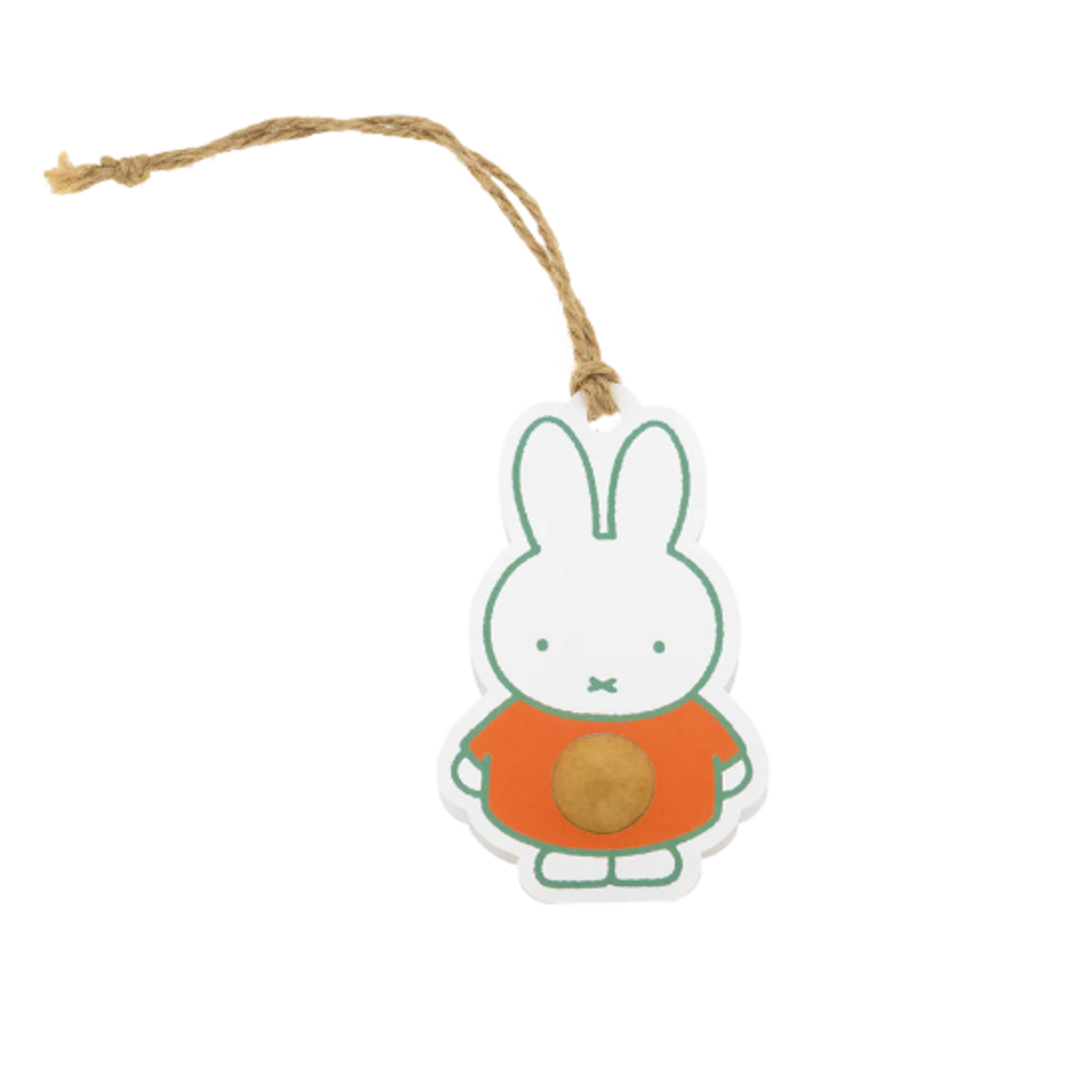 Miffy-Anhänger mit Blumensamenbombe und Karte – Blumen für dich