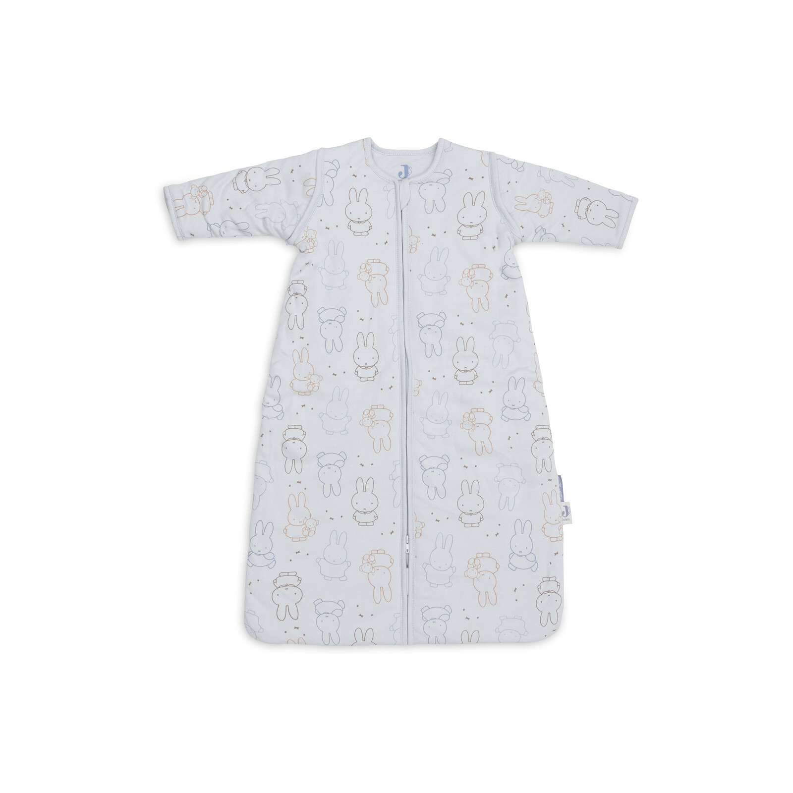 Baby sleeping bag with detachable sleeve 70cm Miffy Moments Cloudy Blue