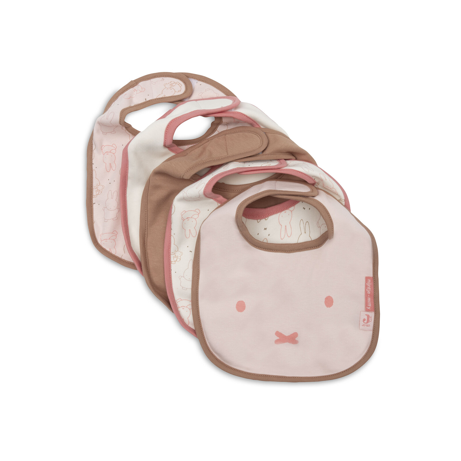 Bib Waterproof Miffy Moments Silk Rose (5pack)