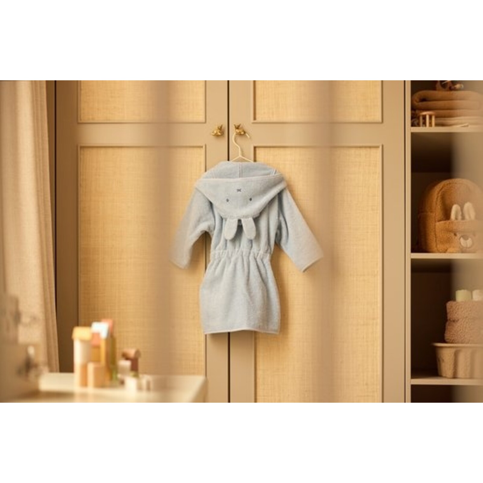 Badjas 1-2 jaar Miffy Cloudy Blue