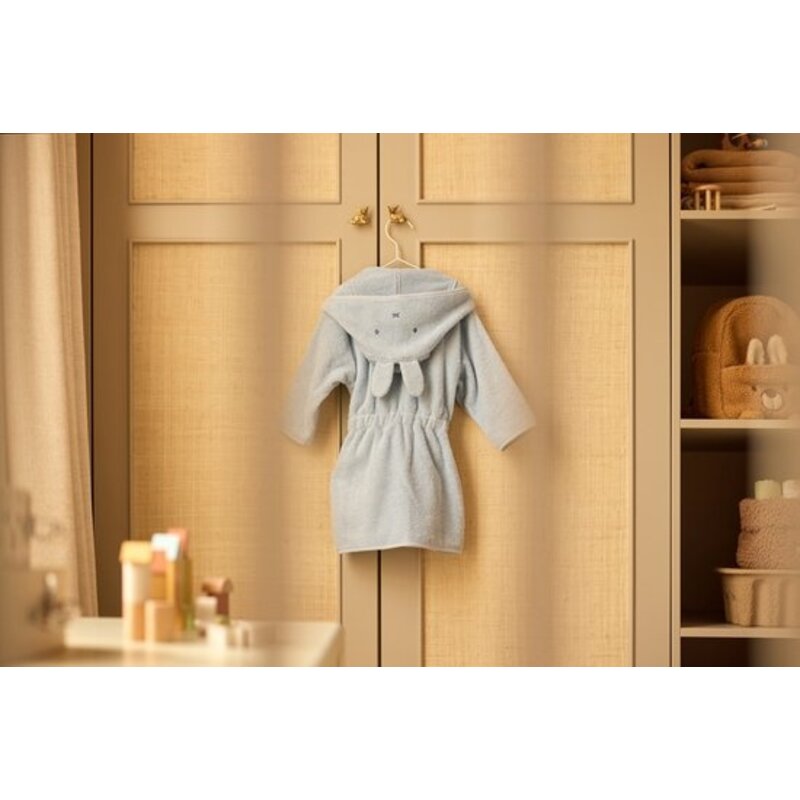 Bathrobe 1-2 years Miffy Cloudy Blue
