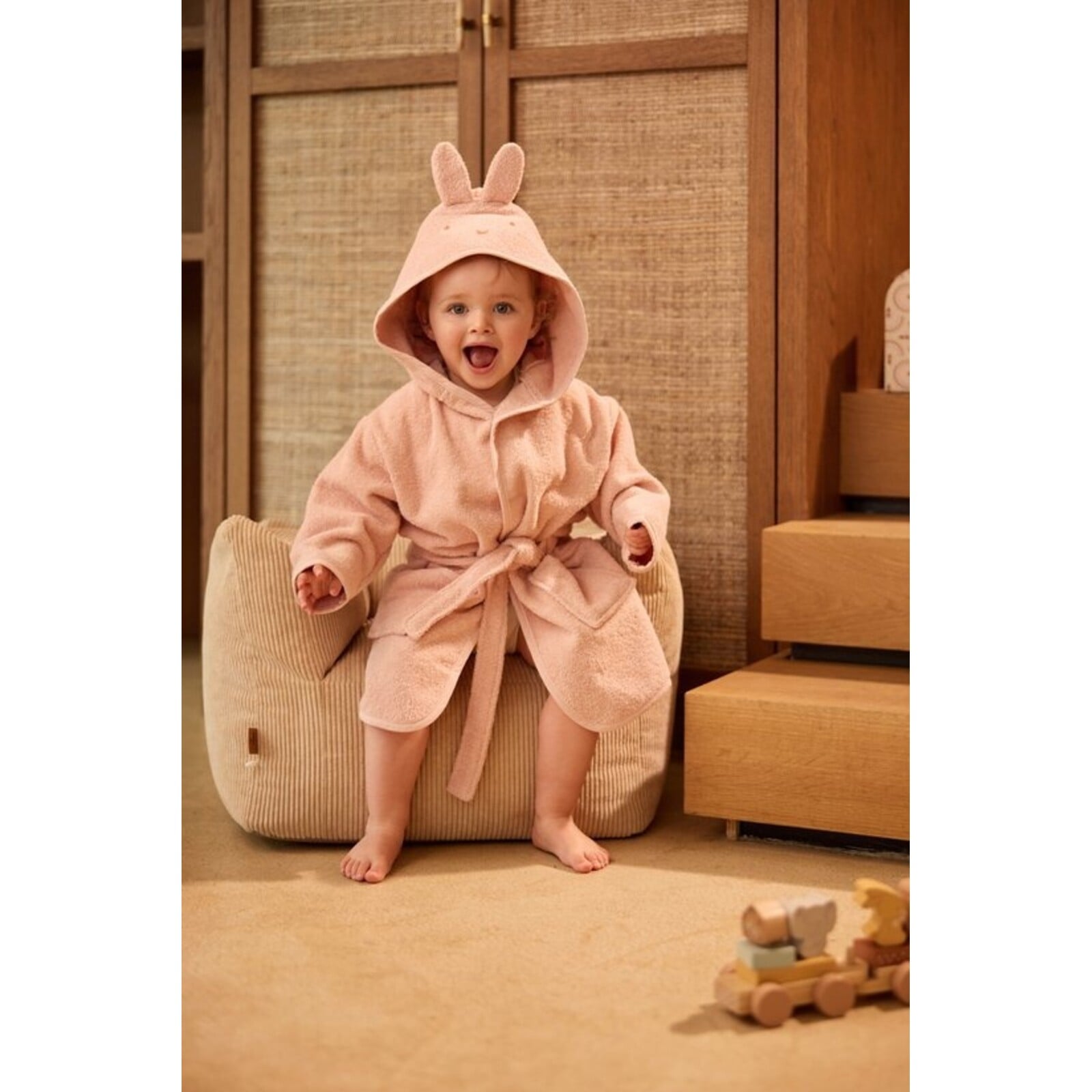 Bathrobe 1-2 years Miffy Silk Rose