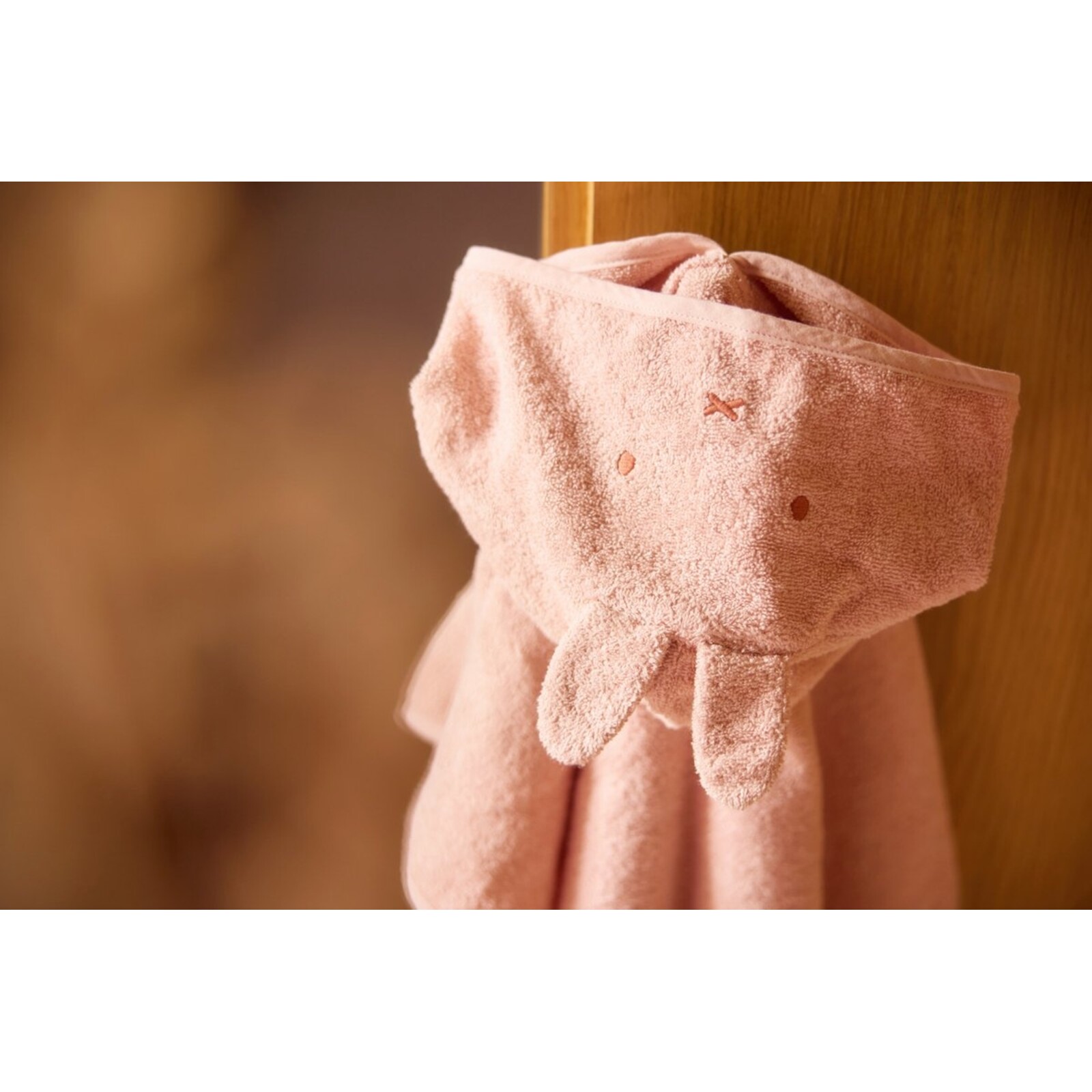 Terry cloth towel 75x75cm Miffy Silk Rose