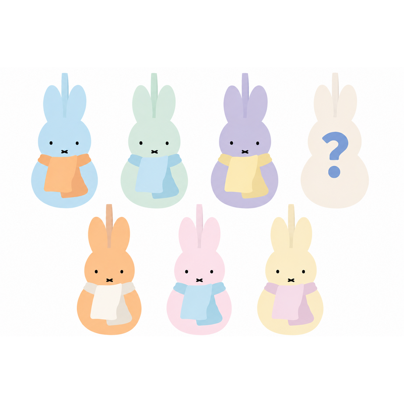 Miffy Cotton Candy Blind Box Dots - 10 cm (snow pops hanger)