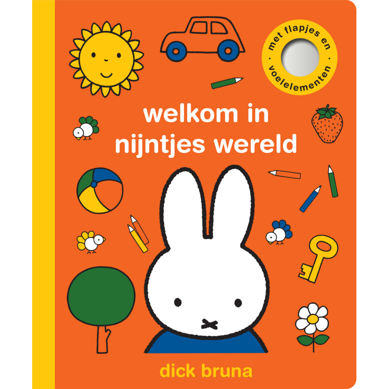 kartonboek met flapjes en voelelementen - welkom in nijntjes wereld