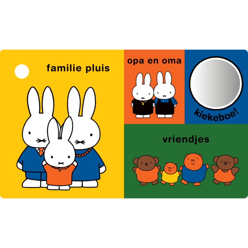 kartonboek met flapjes en voelelementen - welkom in nijntjes wereld
