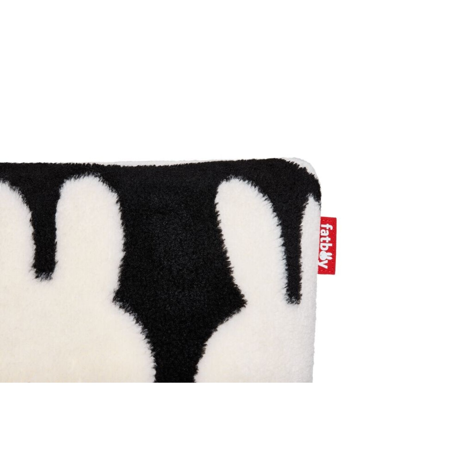 fatboy square pillow teddy miffy b&w