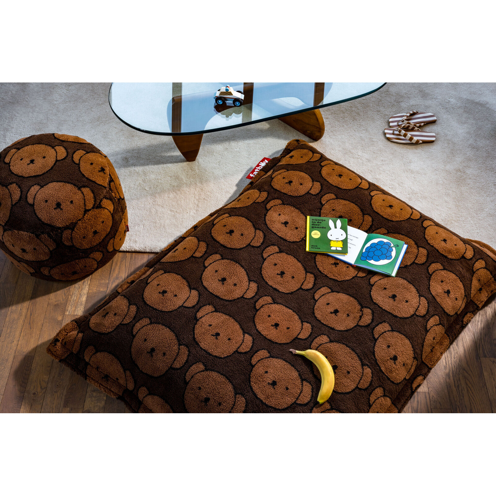 fatboy point pouf teddy Boris brown