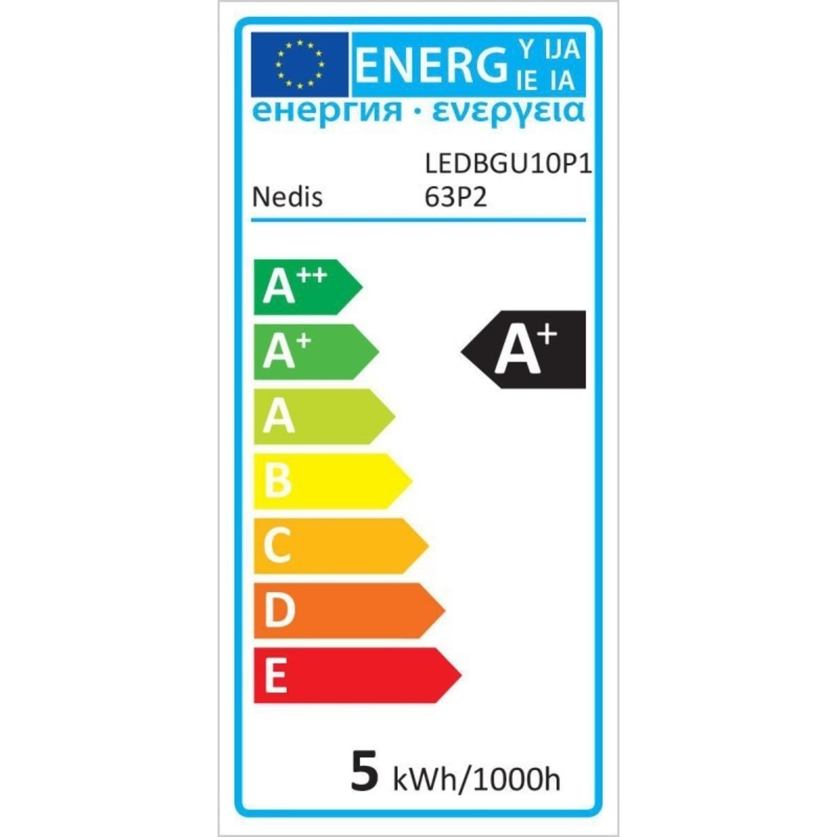 Nedis Voordeel set LED-Lamp GU10