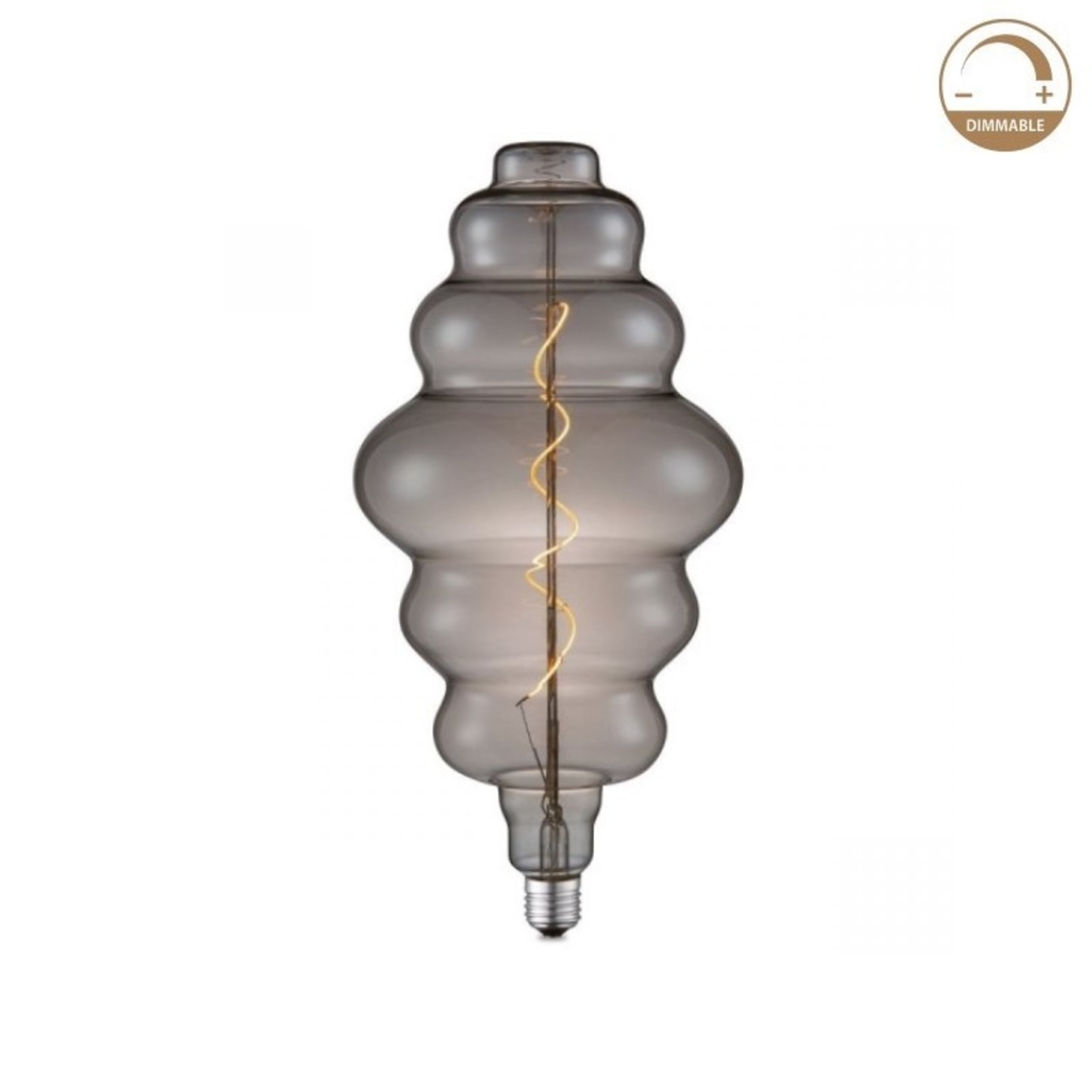 beest Odysseus Transistor Grote decoratieve led lamp 4W dimbaar filament led smokey colour -  LEDverlichtingsite.nl