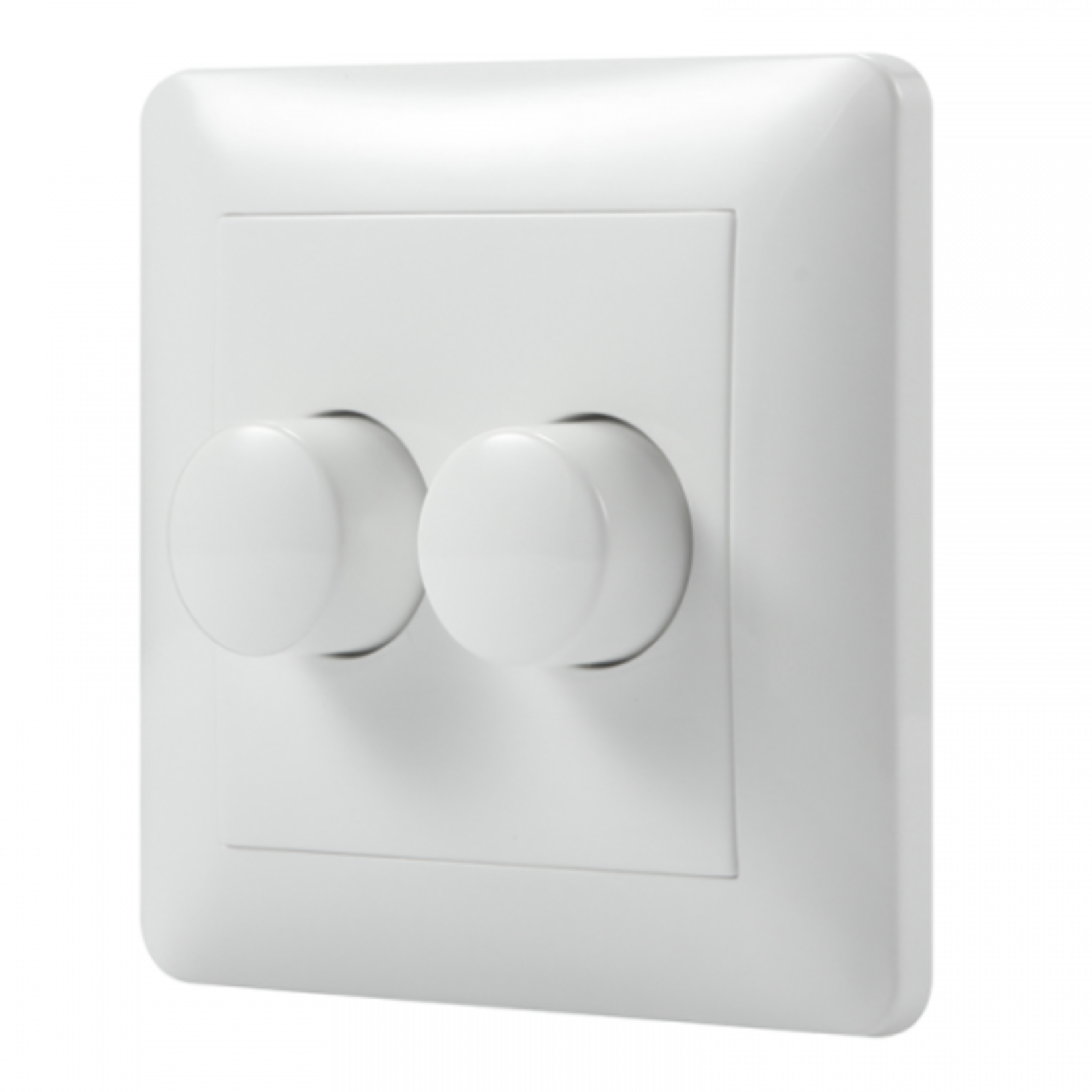 Hoeveelheid geld lotus Samenstelling Duo led dimmer inbouw 2 x 3-75W compleet met afdekraam -  LEDverlichtingsite.nl