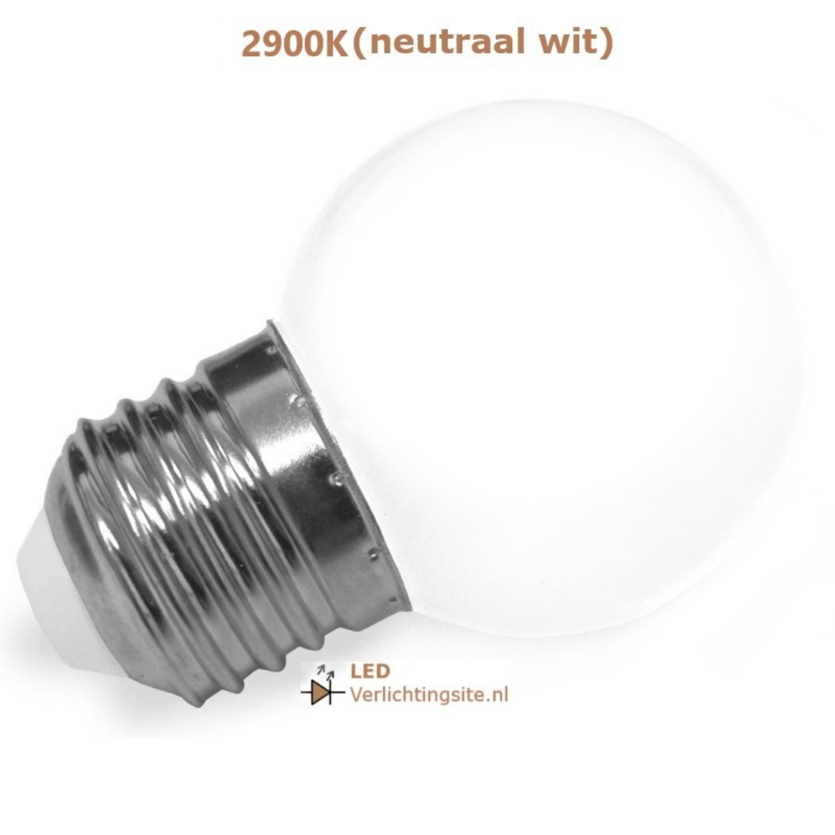 Lumen Feestverlichting led lamp neutraal wit  2900K 2 Watt