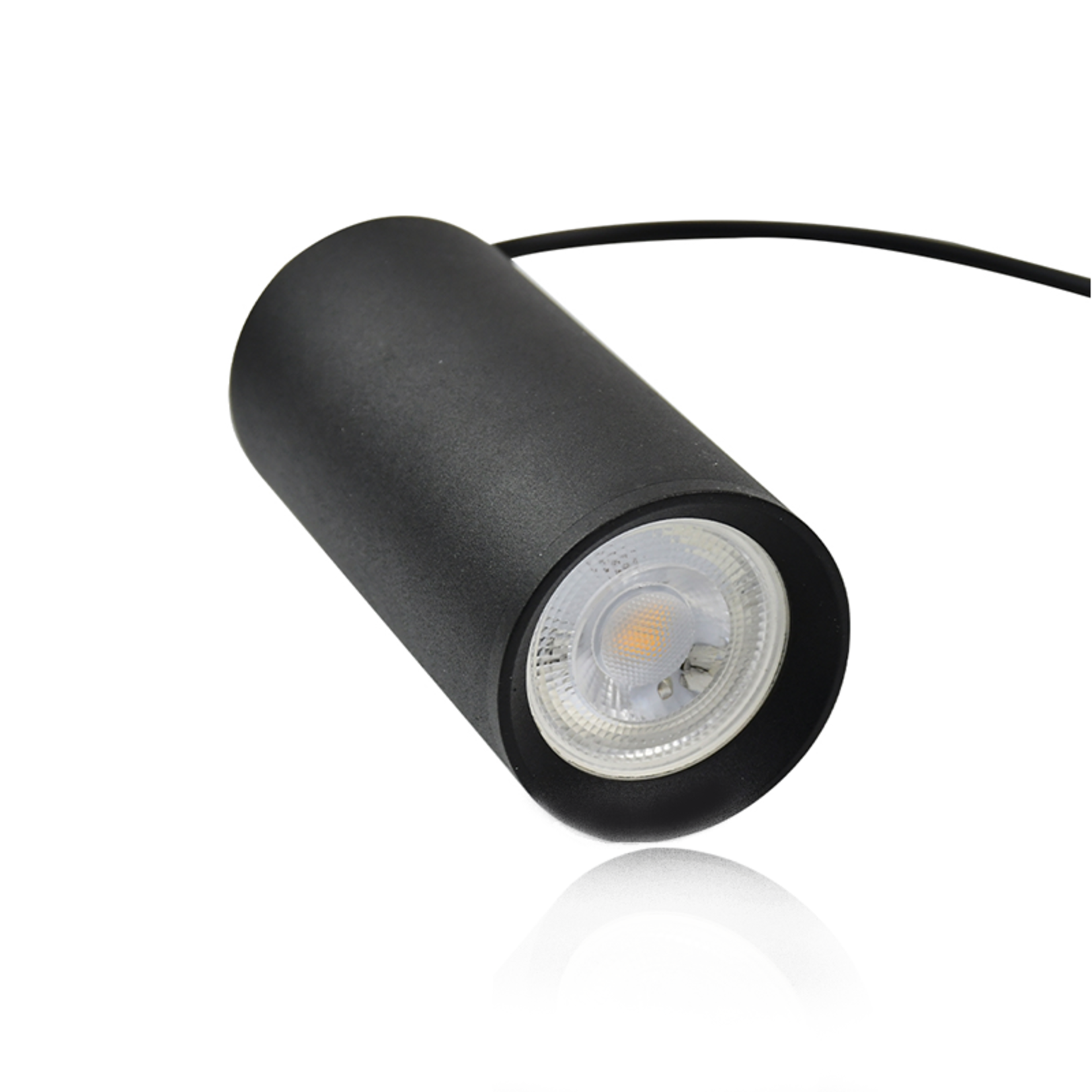 profo Zwarte anglamp voor 1 Fase rail GU10 Fitting