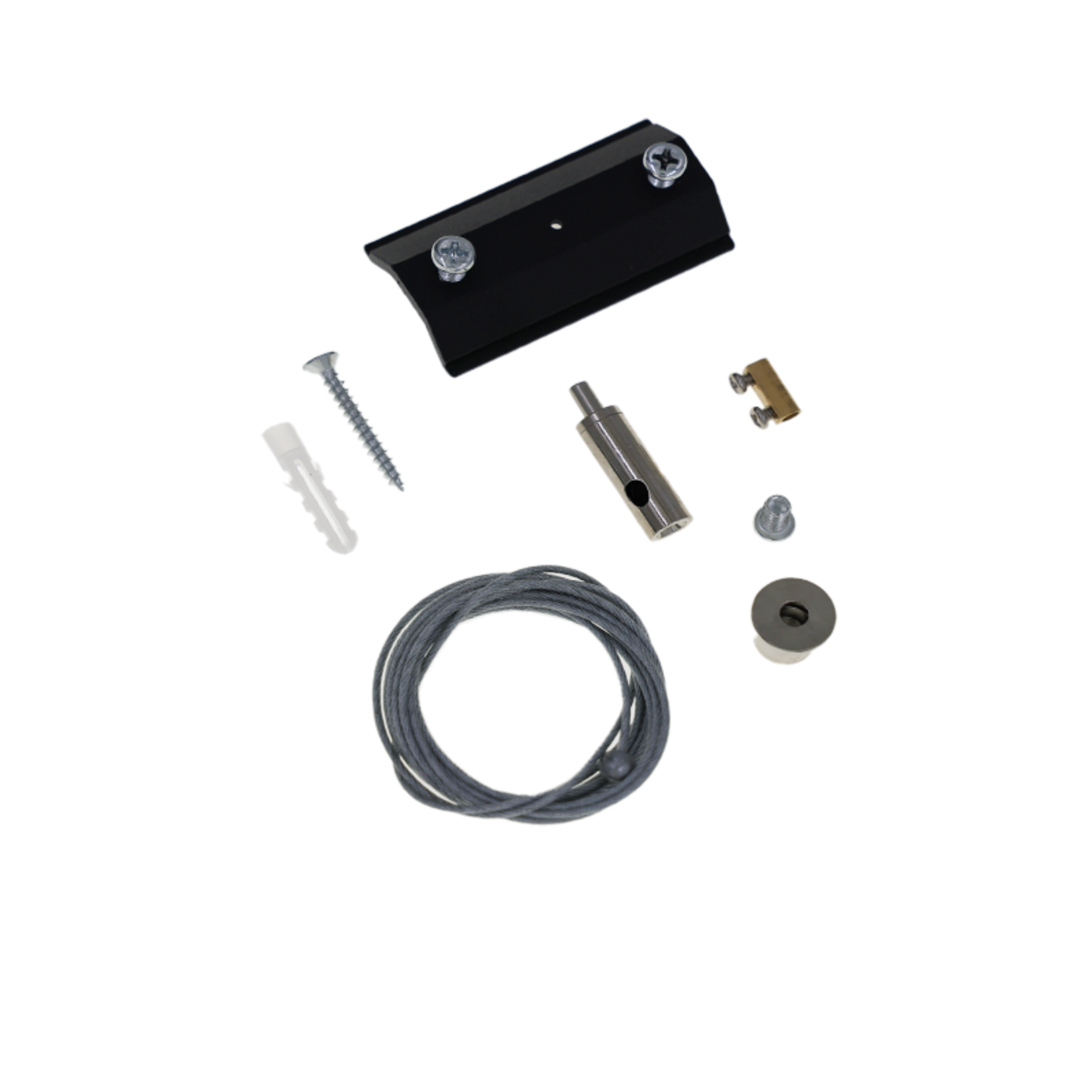 profo 1-Fase rail ophang set 2M in zwart en wit