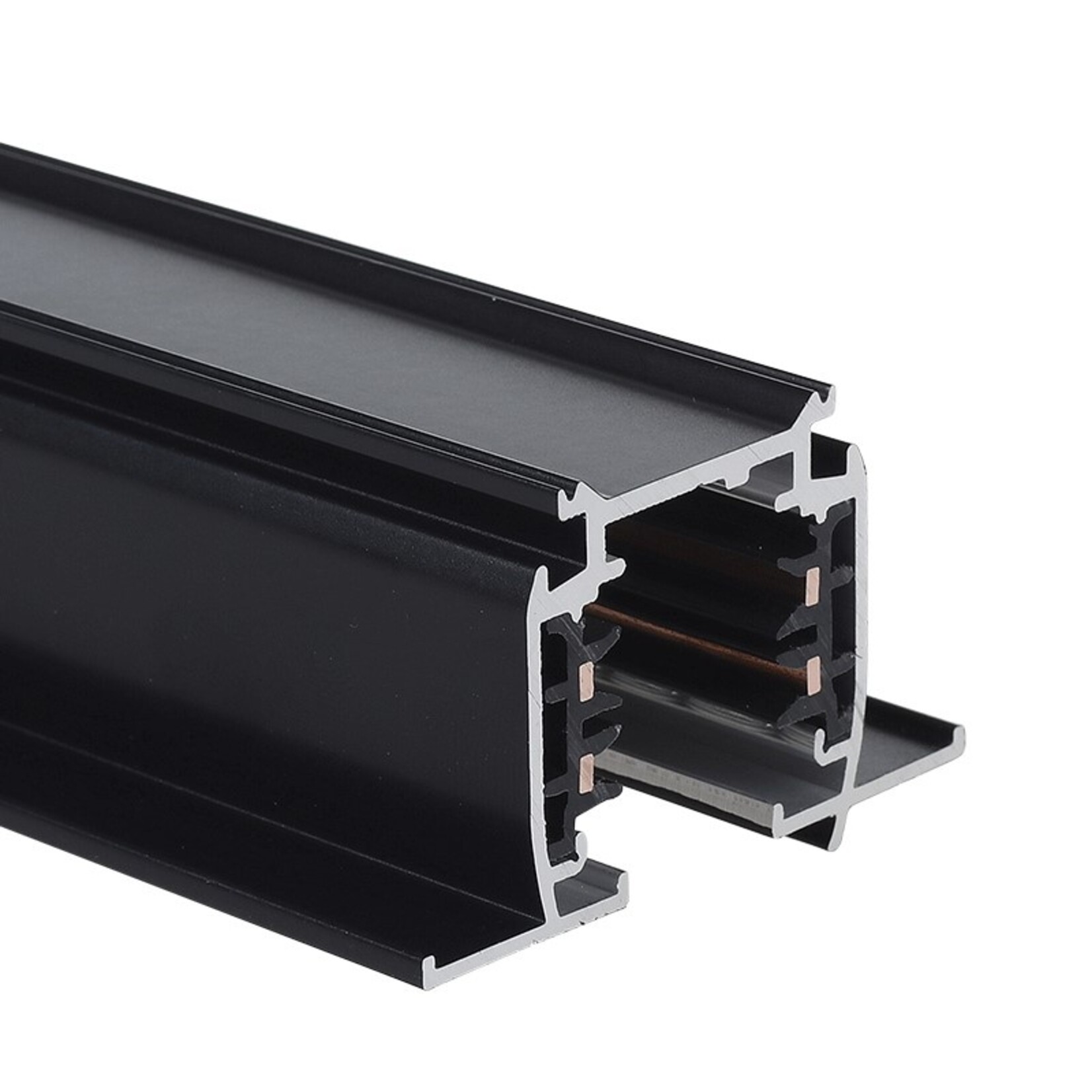 profo Inbouw 3-Fase rail 100cm in zwart of wit