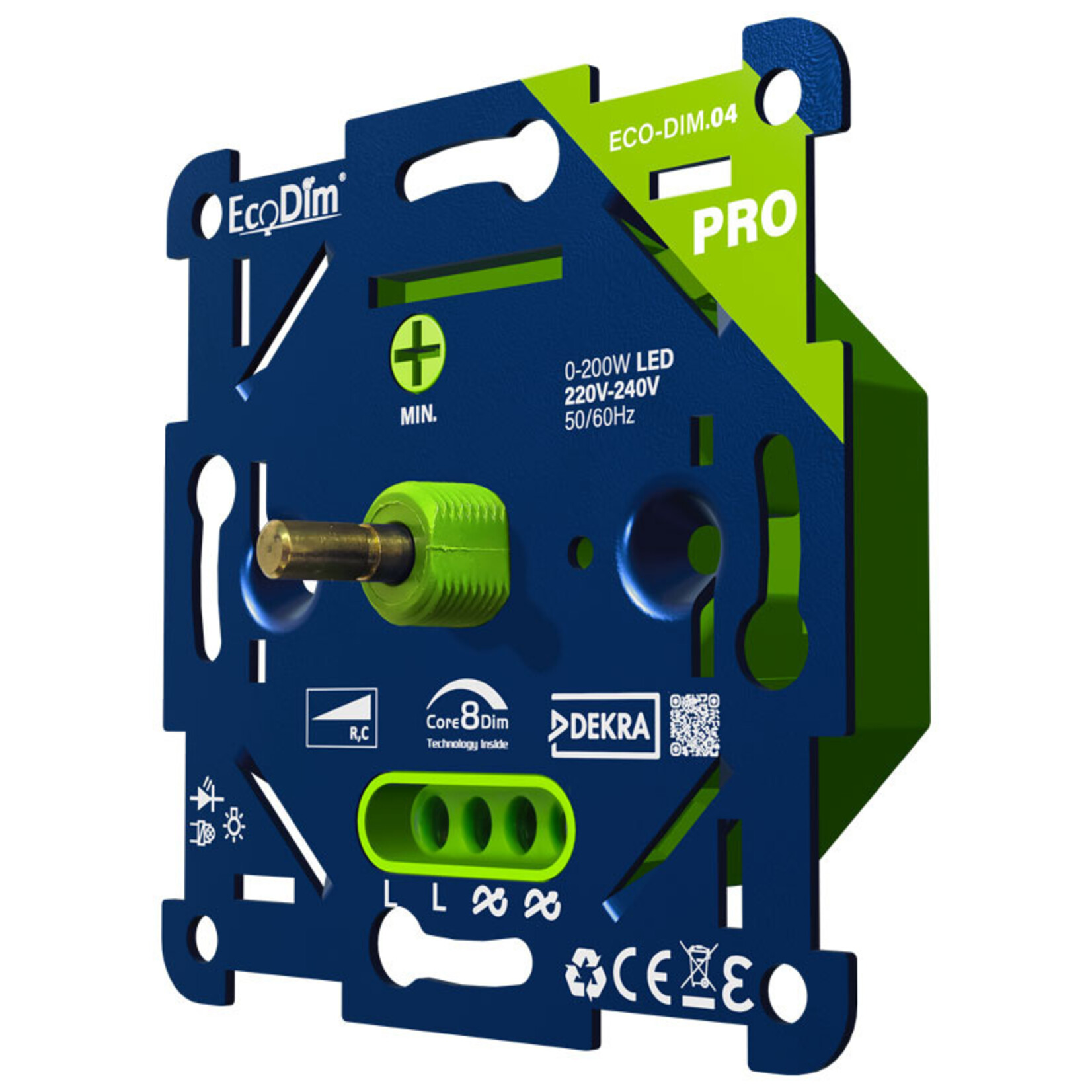 ECODIM.04-PRO Universele LED-Dimmer 0-200W - RC